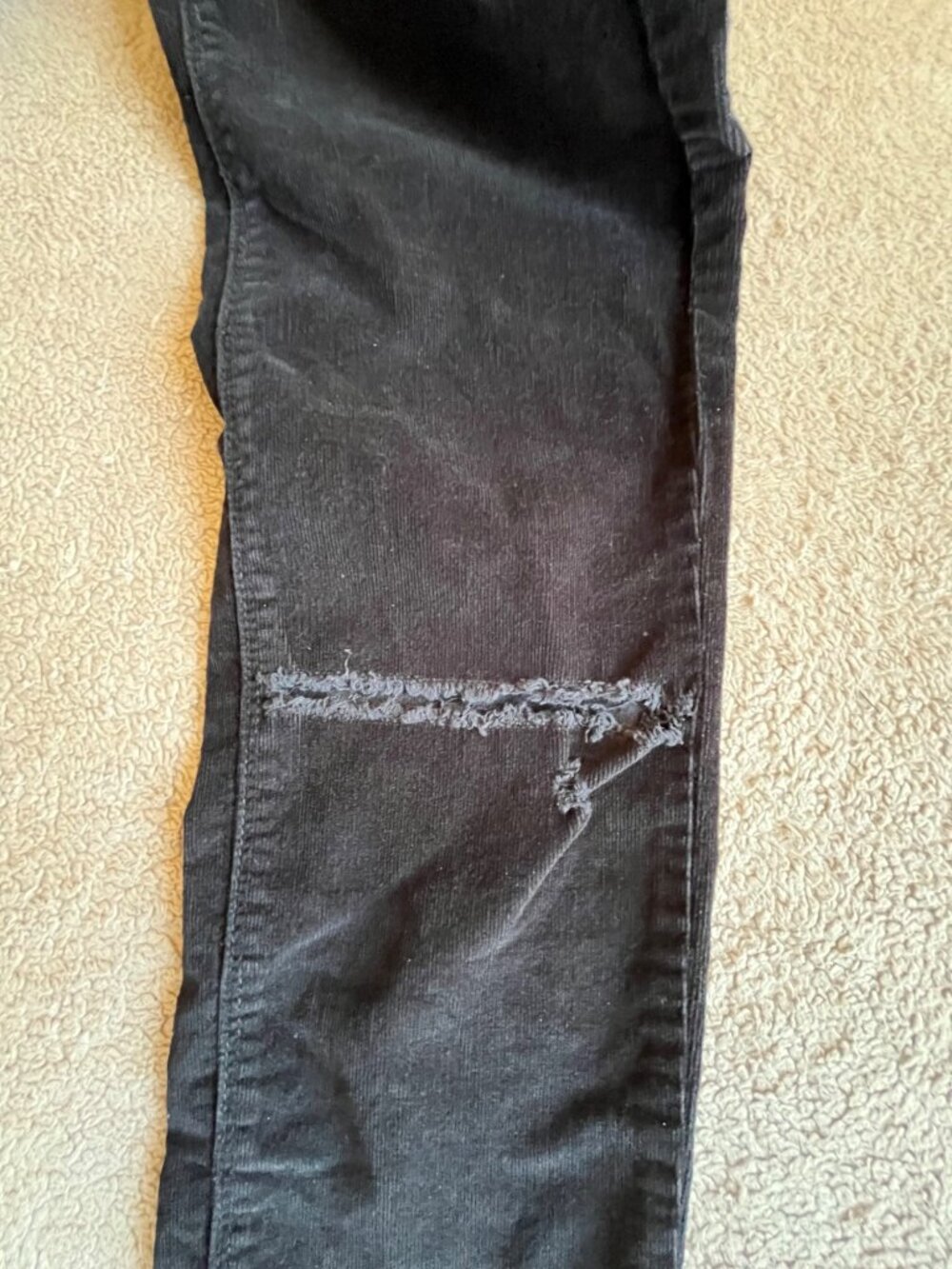 Buffalo David Bitton Womens Black Corduroy Skinny Fit Jeans Size 2/26 - Picture 13 of 16